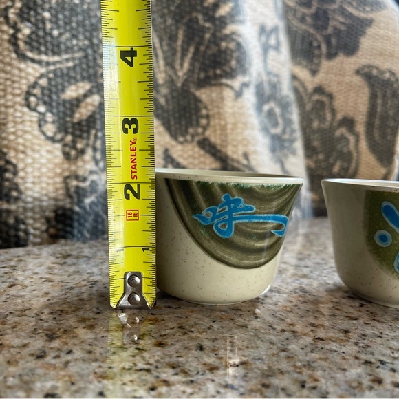 Set of 2 Melamine Tea Cup 5 oz Thunder Group TAR HONG Wei Asian - Picture 5 of 7